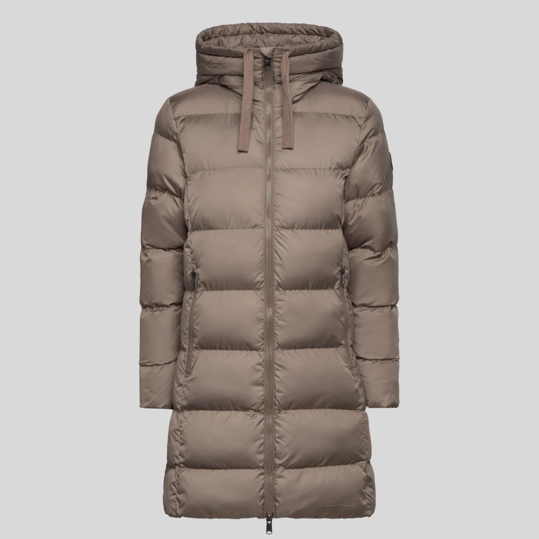 Wear A Vibe™ | Long Lined Winter Jacket for Women with Hood