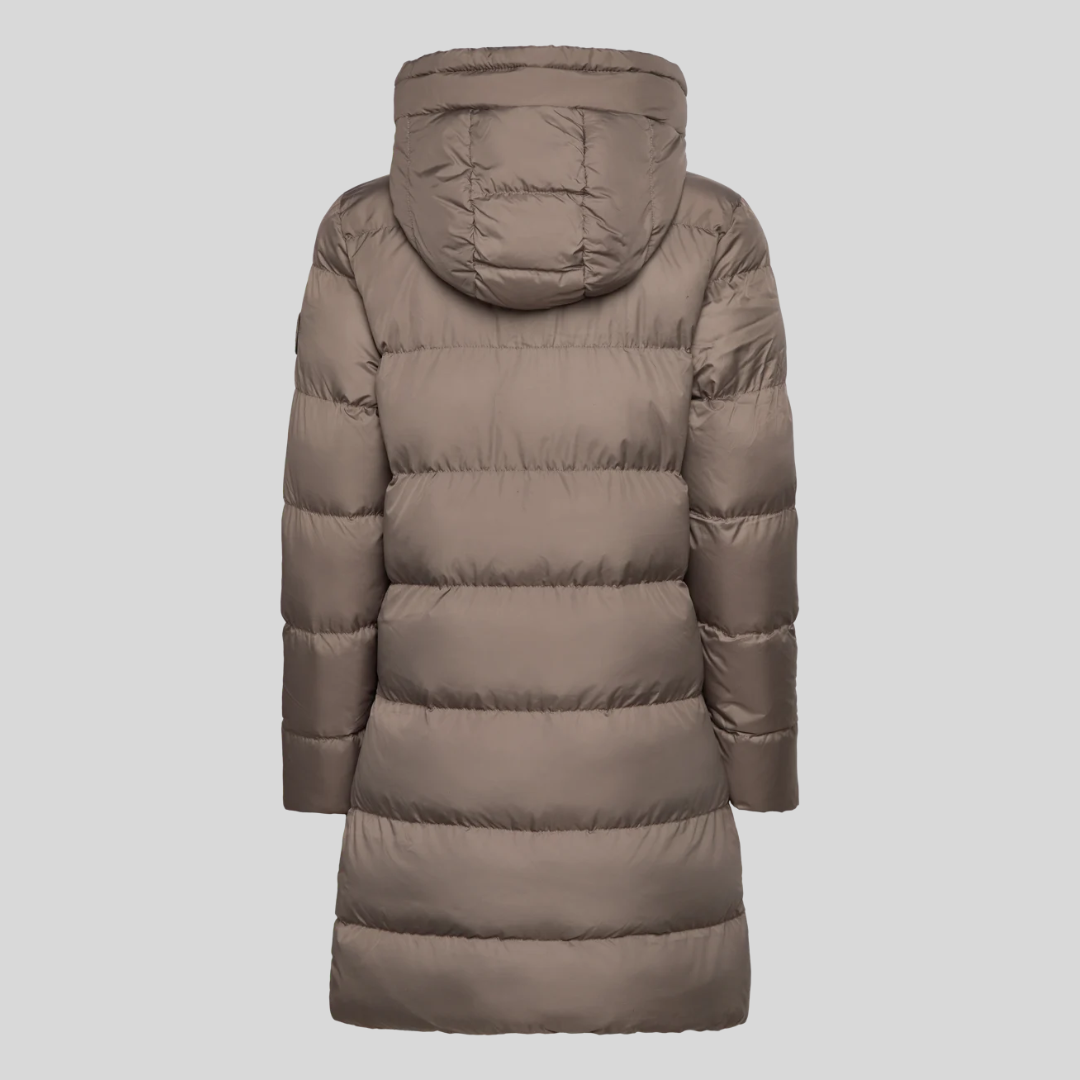 Wear A Vibe™ | Long Lined Winter Jacket for Women with Hood