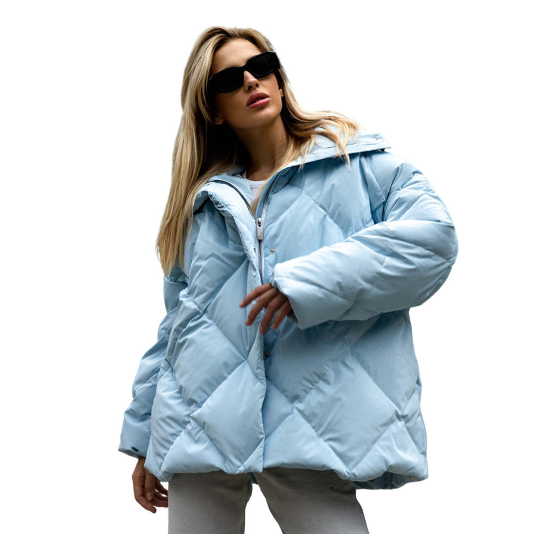 Wear A Vibe™ | Oversized Quilted Winter Jacket