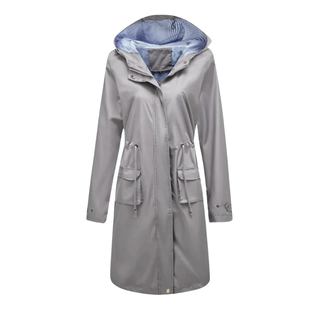 Wear A Vibe™ | Naya Elegant Waterproof Trench Coat