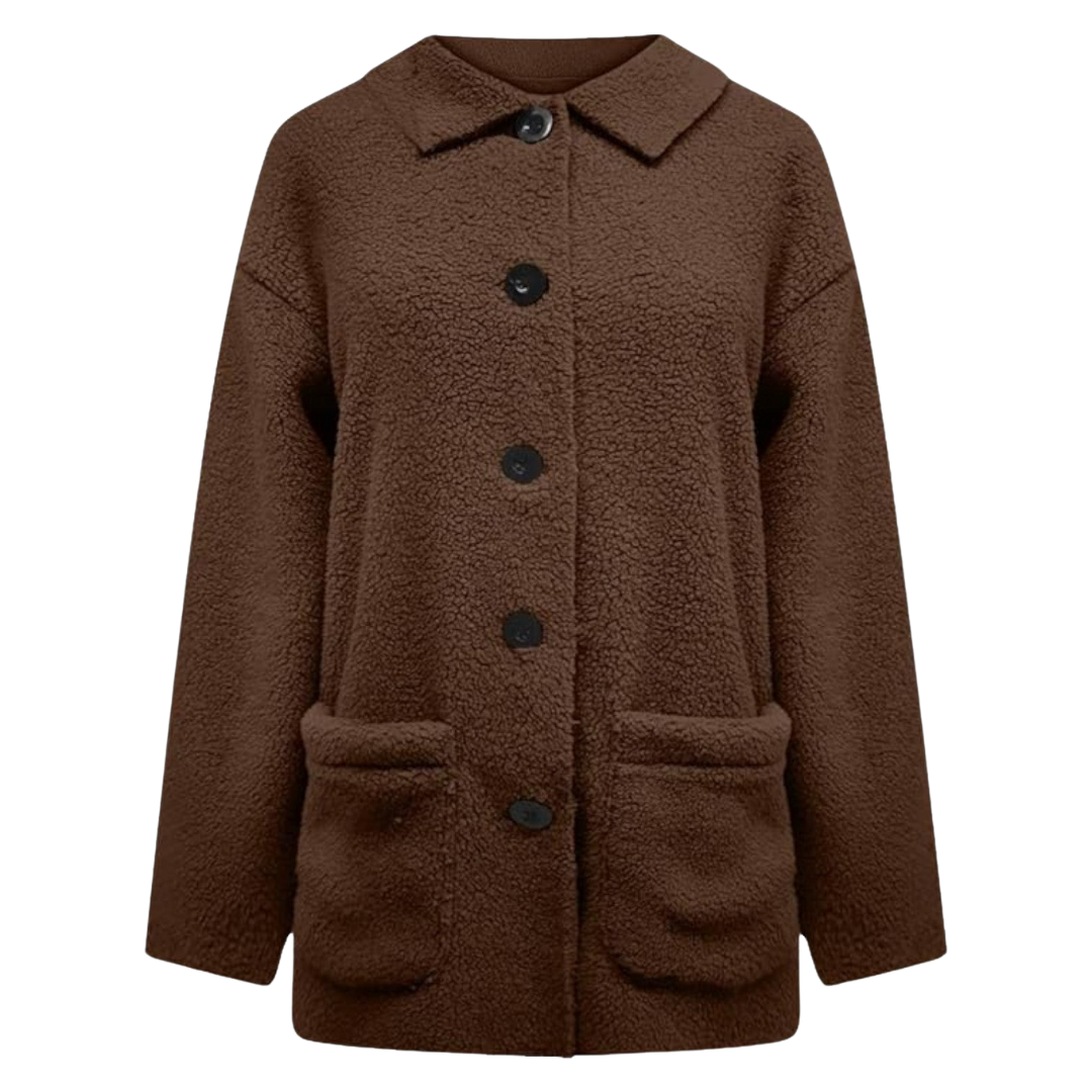 Wear A Vibe™ | Nora Cozy Button-Up Coat