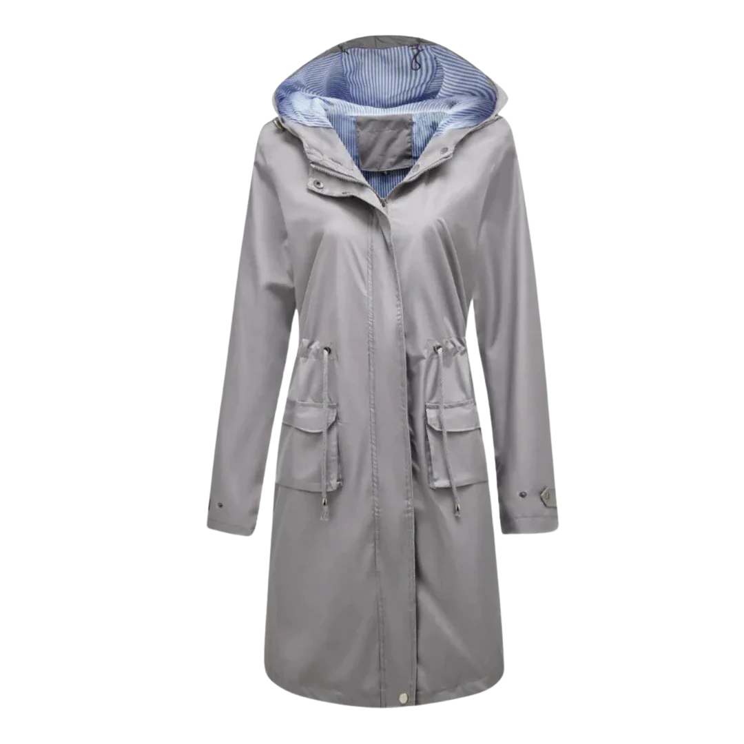 Wear A Vibe™ | Naya Elegant Waterproof Trench Coat