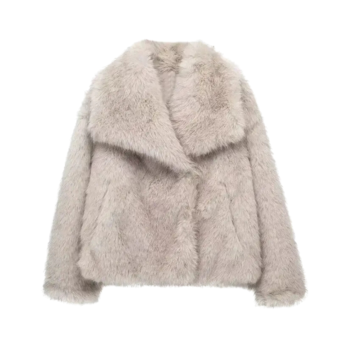 Wear A Vibe™ |  Coat with fur effect