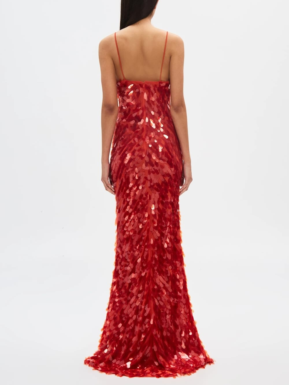 Wear A Vibe™ l The Red Sapphire Sequin Maxi Dress