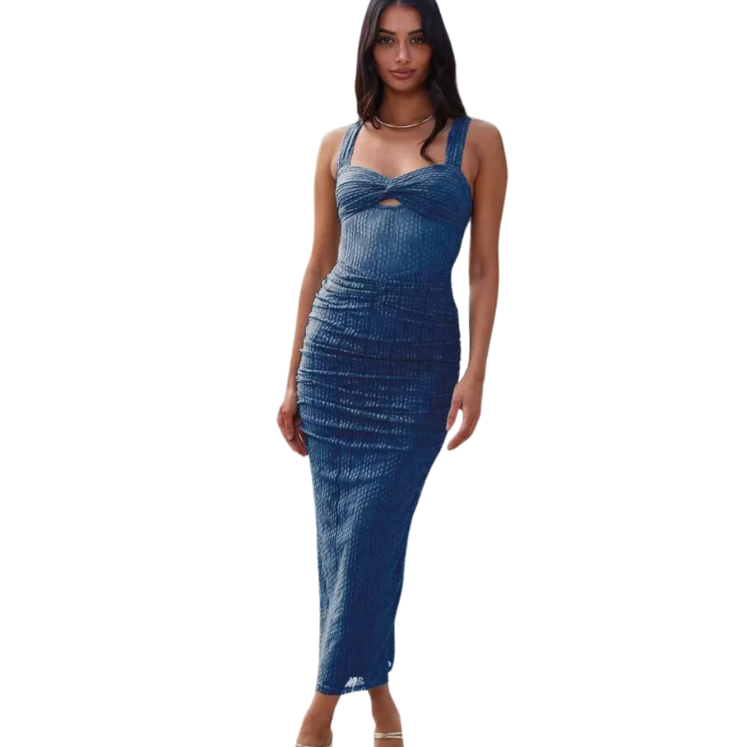 Wear A Vibe™ | Pamela Tight-fitting Long Summer Dress