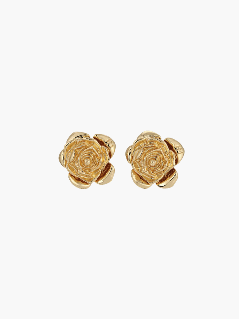 VYANNA™ | 14K Gold & Silver Rose Earrings