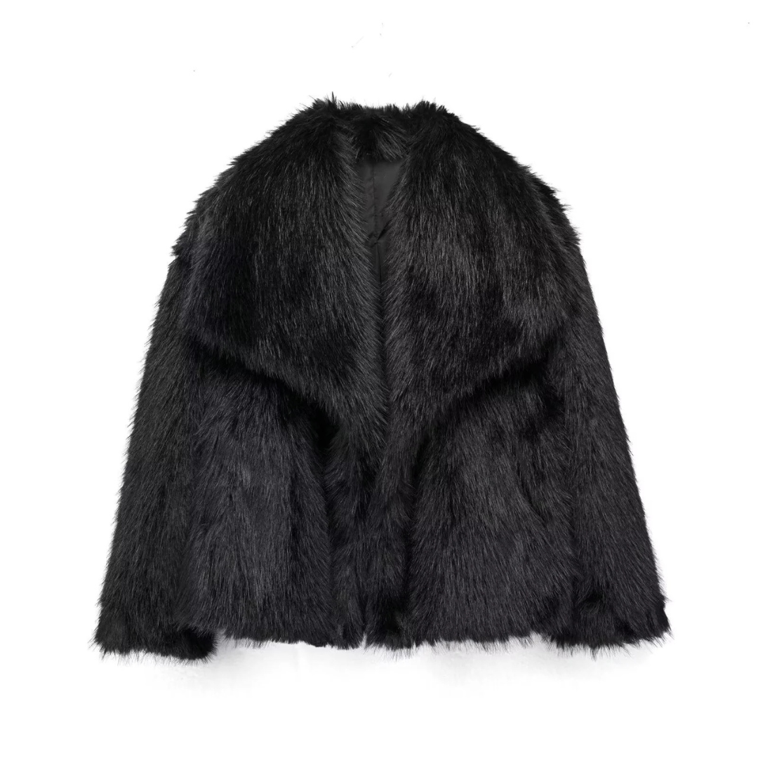 Wear A Vibe™ |  Coat with fur effect