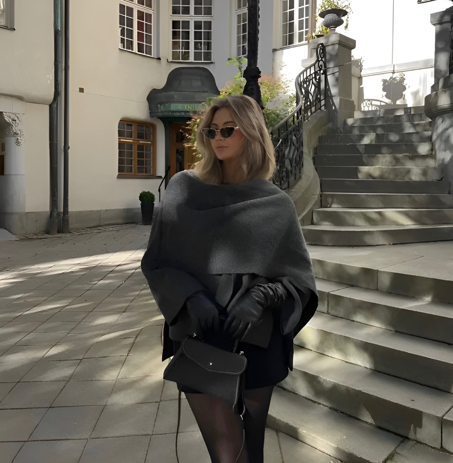 Wear A Vibe™ | Isla Elegant Wool Cape