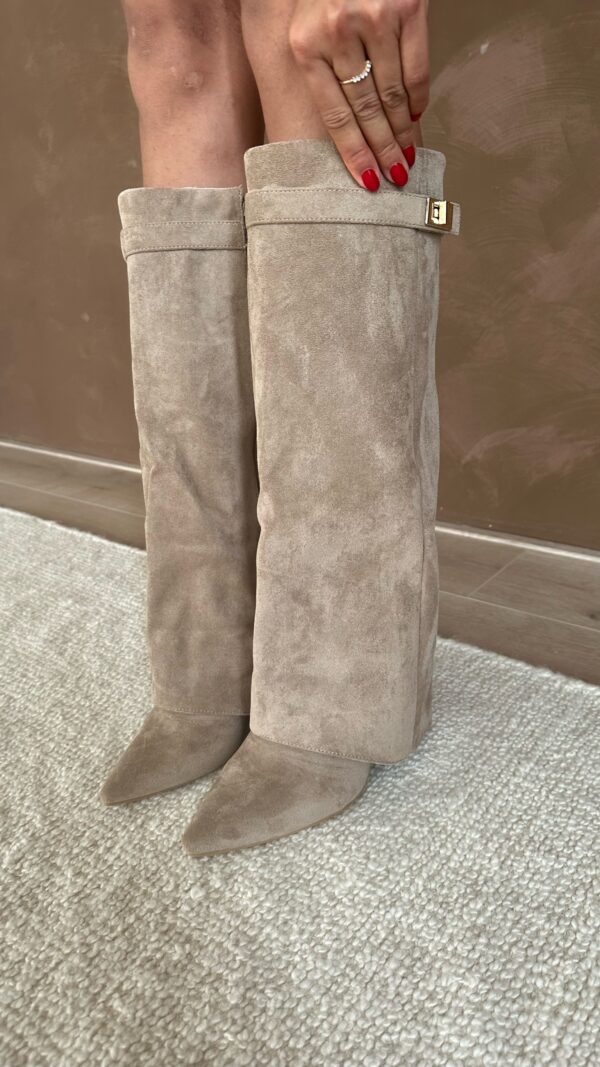 Louisa |  Boots Taupe