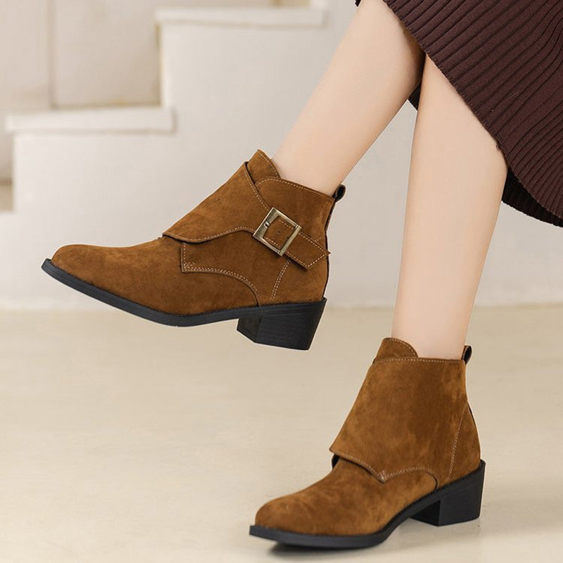 Wear A Vibe™ | Vintage Thick Heel Boots