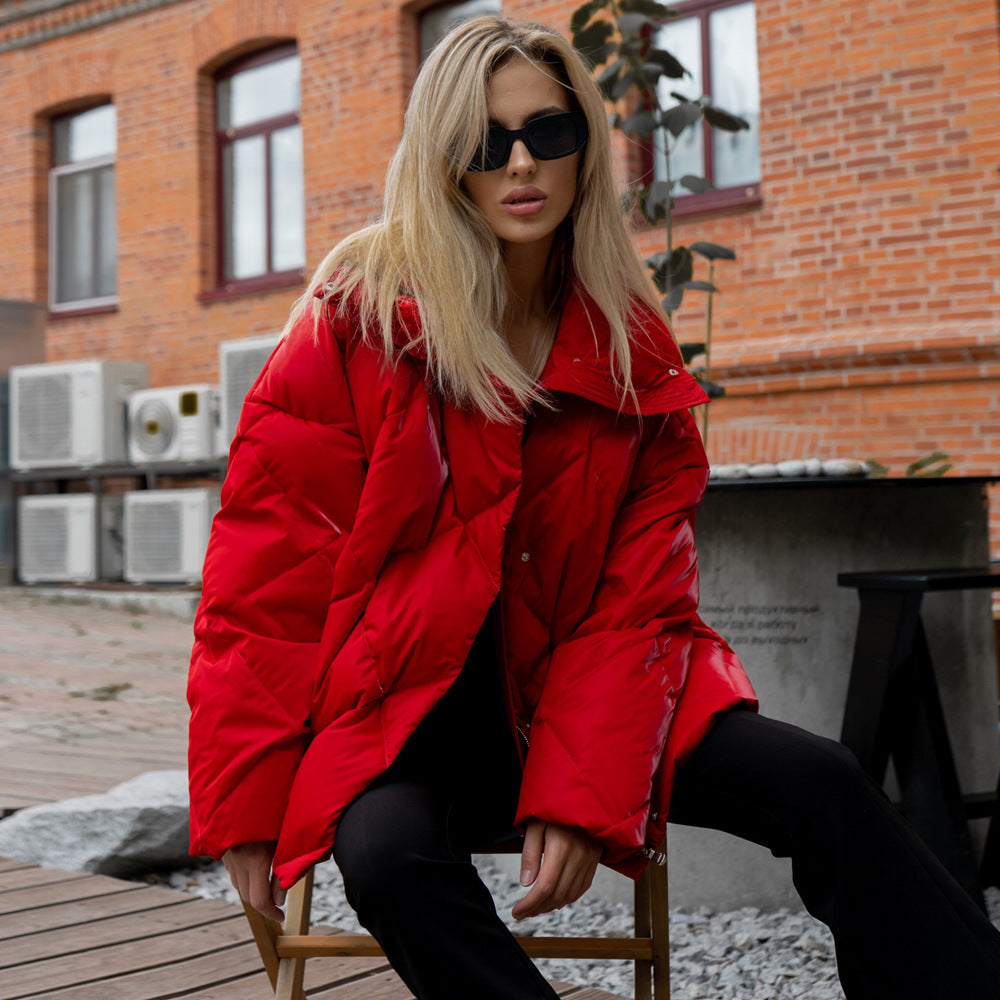 Wear A Vibe™ | Oversized Quilted Winter Jacket