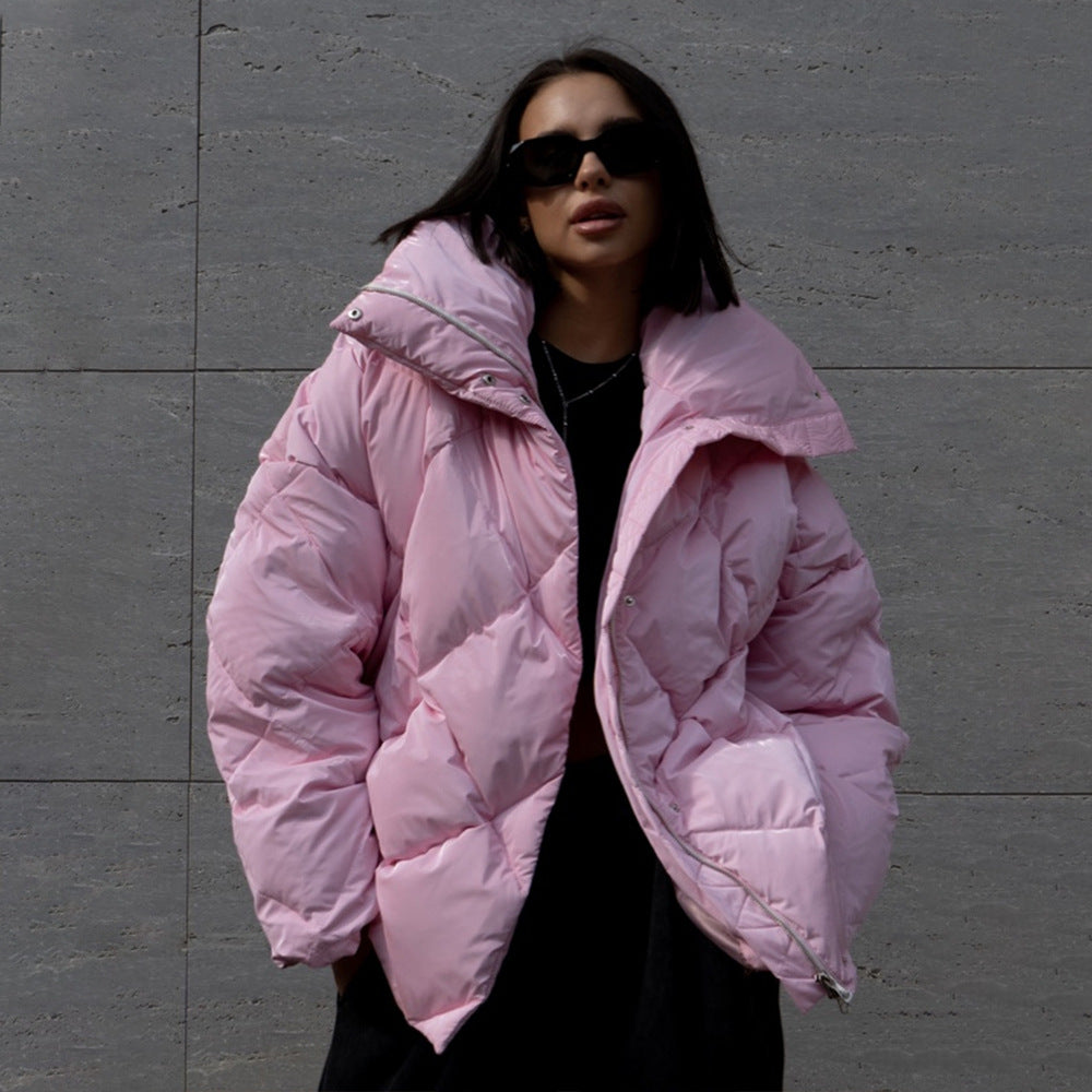 Wear A Vibe™ | Oversized Quilted Winter Jacket