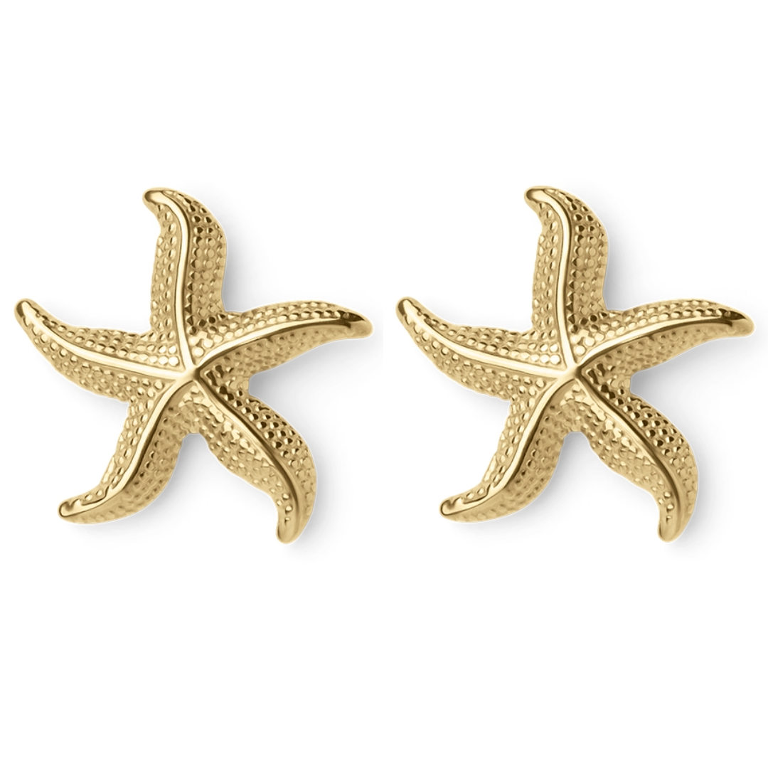 BRIANA™ | Curved Starfish Earrings