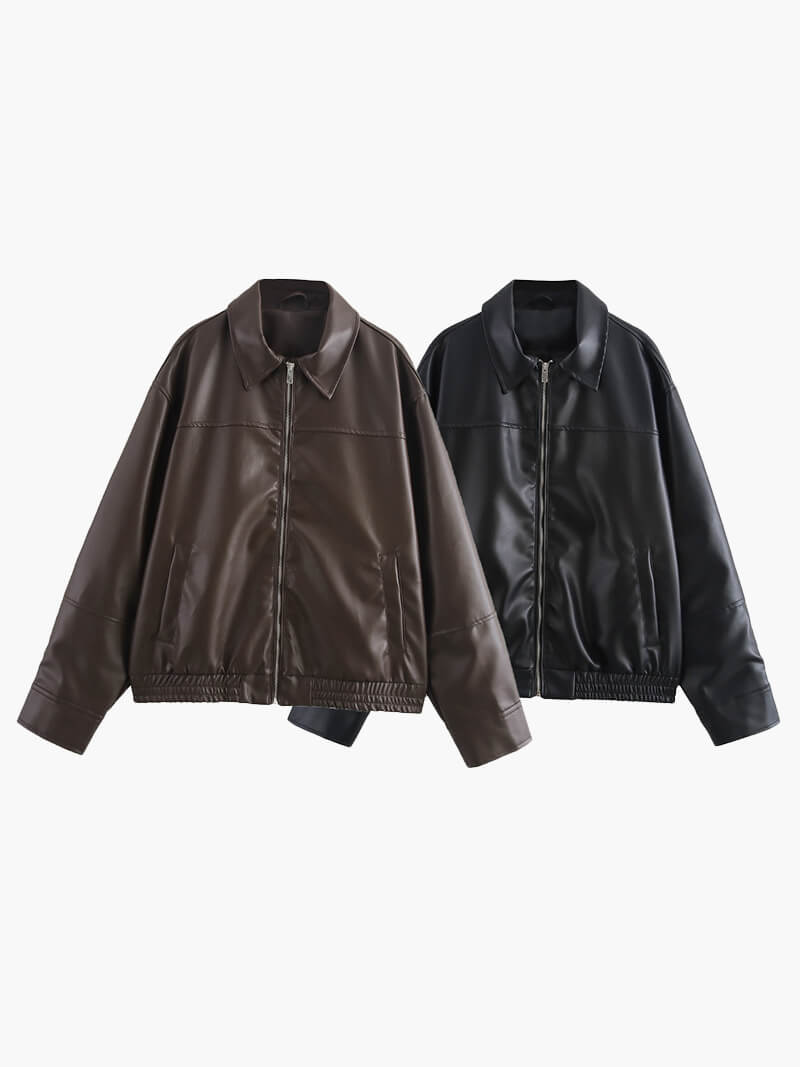 Wear A Vibe™ | Lilli faux leather jacket