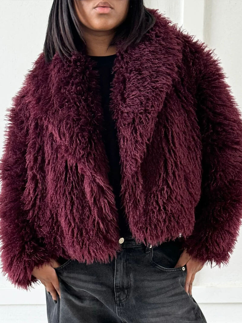 Wear A Vibe™ | Faux fur jacket Mia