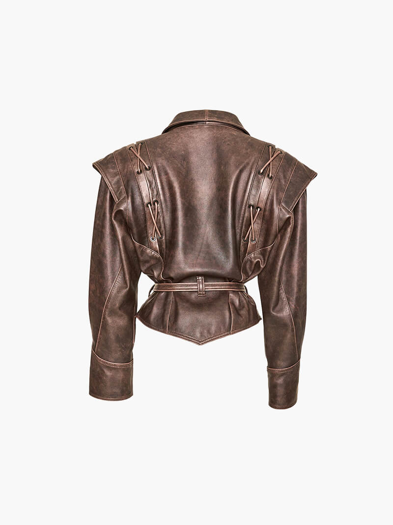 Wear A Vibe™ | Pia faux leather jacket