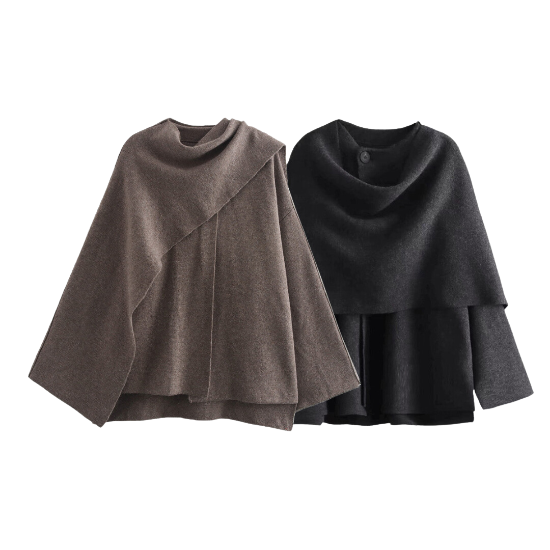 Wear A Vibe™ | Isla Elegant Wool Cape