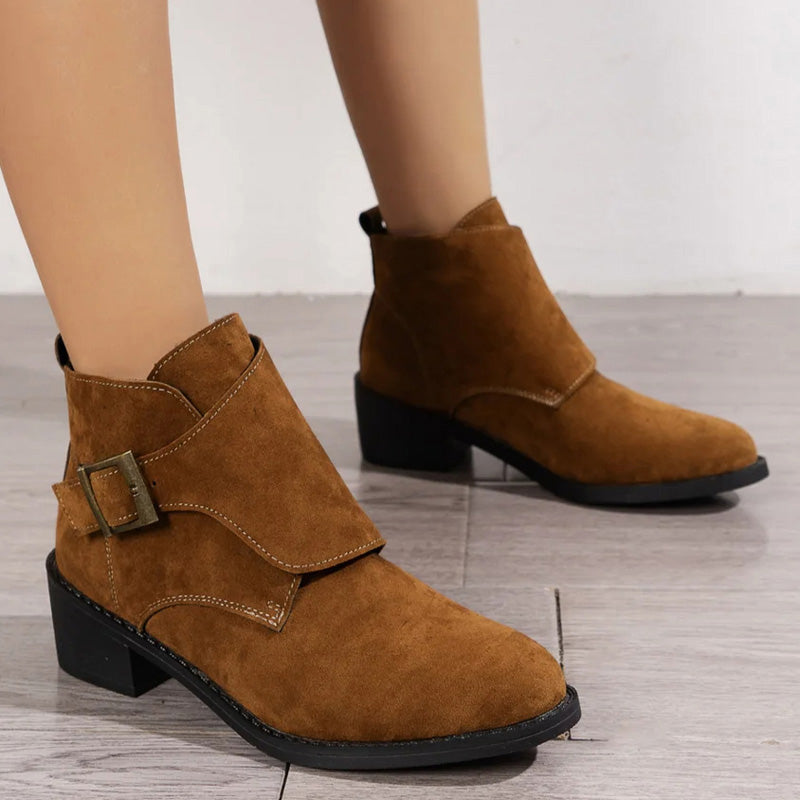 Wear A Vibe™ | Vintage Thick Heel Boots