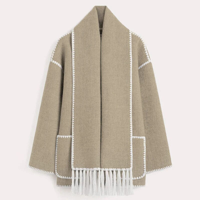 Wear A Vibe™ | Cozy Scarf Coat